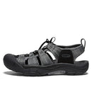 1022252 KEEN MEN'S NEWPORT H2 CLOSED TOE WATER SANDALS SIZE 9 BLACK/STEEL GREY - Like New