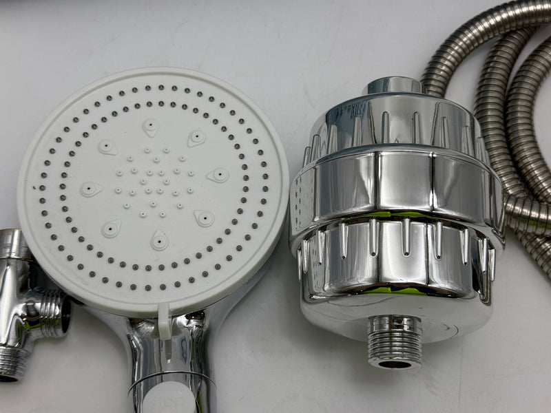 GENERIC HIGH PRESSURE SHOWER HEAD AND ACCESSORIES - Like New