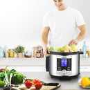 GEEK CHEF 6 QT. STAINLESS STEEL ELECTRIC PRESSURE COOKER - STAINLESS STEEL/BLACK - Like New