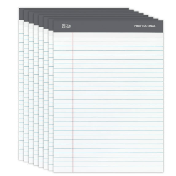 OFFICE DEPOT PROFESSIONAL LEGAL PAD - WHITE - Like New