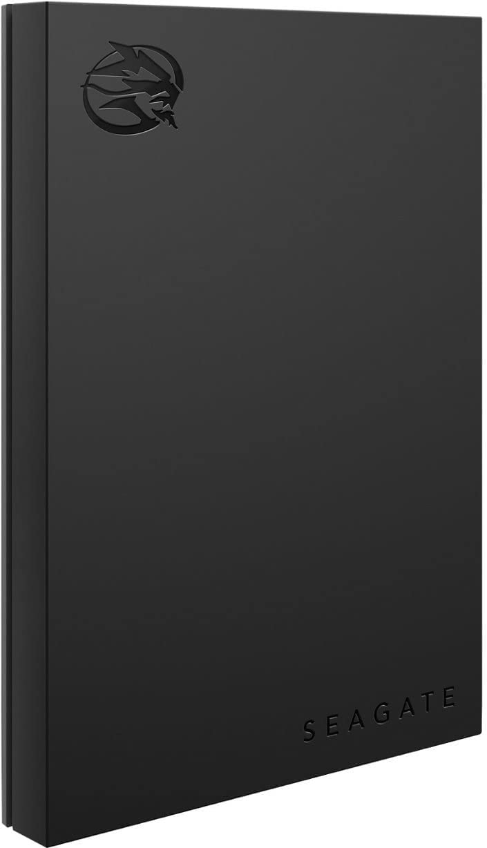 Seagate FireCuda Gaming 2TB External USB 3.2 Hard Drive RGB LED Lighting Black - Brand New