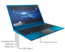 GATEWAY 14.1" FHD RYZEN 5 3500U 8 256GB SSD +FPR WIN 11 HOME GWNR51416-BL BLUE - Like New