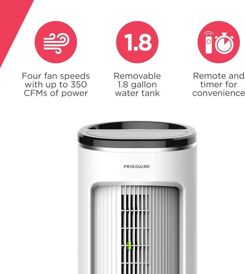 Frigidaire Portable Indoor Outdoor Evaporative Air Fan and Humidifier - White Like New