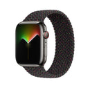 APPLE WATCH BRAIDED SOLO LOOP 41MM - SIZE 6 - BLACK UNITY - Like New