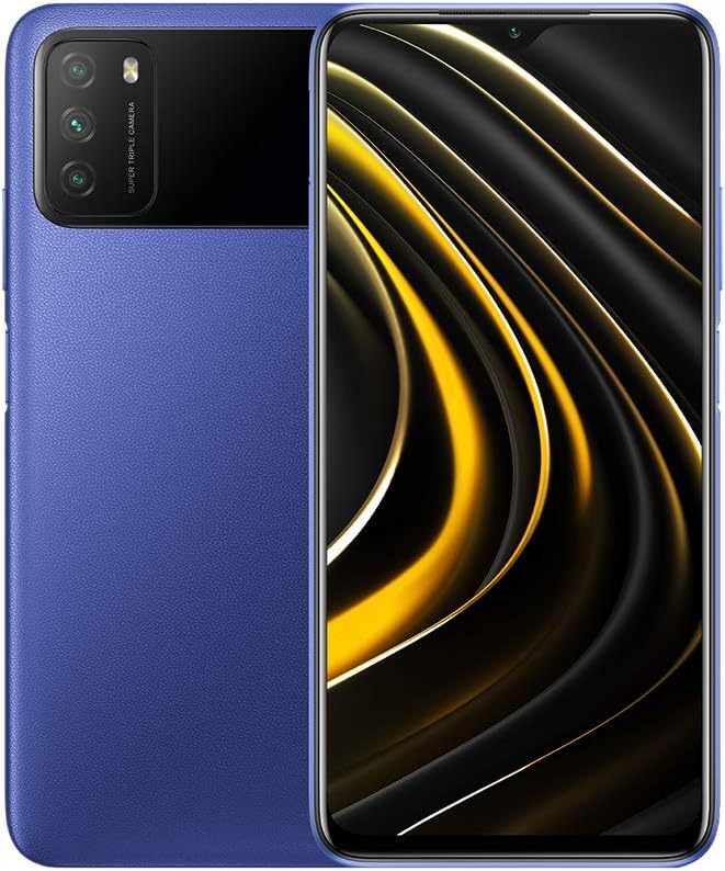 Xiaomi POCO M3 Smartphone 6.53 "FHD 4 GB + 128 GB M2010J19CG - Cool Blue - Like New