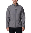 1556531023 COLUMBIA MEN'S ASCENDER SOFTSHELL JACKET CITY GRAY SIZE L - Like New