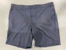 IZOD GOLF SHORTS MEN'S STRAIGHT FIT, SIZE 42 - NAVY/GRAY - Brand New
