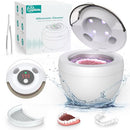 AOTUDA 45KHZ ULTRASONIC RETAINER CLEANER MACHINE 200ML DENTURE - WHITE Like New