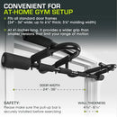 PROSOURCEFIT WALL-MOUNTED PULL-UP/CHIN-UP BAR HEAVY DUTY 300 LB - BLACK - Like New