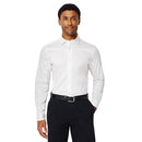 AEMN94768M26 AMAZON ESSENTIALS SLIM FIT STRETCH WRINKLE FREE DRESS SHIRT L WHITE - Brand New