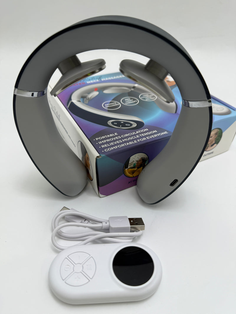 BENE STRESS RELIEF HEATED NECK MASSAGER (DARK BLUE) - Like New