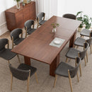PATIOPERK 54.3-84.5 EXTEND DINING TABLE FOR 4–10 SPACE-SAVING - - Scratch & Dent