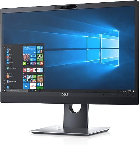 Dell 23.8" FHD Monitor Video Conference LED LIT P2418HZ - Black Like New