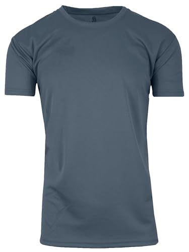 GALAXY BY HARVIC MEN'S MOISTURE-WICKING WRINKLE FREE PERFORMANCE MUSCLE TEE L - Brand New