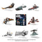 Star Wars Micro Galaxy Squadron Anakin Skywalker Jedi Interceptor Bundle - Brand New