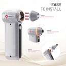 SEAUTO COMPRESSED AIR DUSTER ERGONOMIC DESIGN 250,000 RPM TF-02 - LIGHT GRAY - Like New