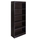 ONE SPACE ESSENTIALS 5-TIER BOOK SHELF 50-LD01ESSHLF - ESPRESSO - Scratch & Dent