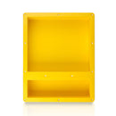UNI-GREEN SHOWER NICHE TILE DOUBLE SHELVES 16"×20"×4"D UGRN 1620-02 YELLOW - Brand New