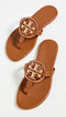 136593 Tory Burch Women's Miller Sandals Bourbon Miele/Gold Size 8 - Like New
