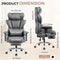 BESTFAIR BIG AND TALL OFFICE CHAIR HEAVY DUTY 400 LBS EXECUTIVE CHAIR - BLACK - Like New