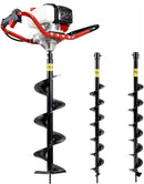 G 52CC PETROL EARTH AUGER 3 AUGER BITS Ø 100/150/200MM* LENGTH 800MM -RED/BLACK - Brand New