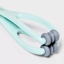 ALL IN MOTION DUAL-SIDED FINGER HANDHELD MASSAGER - LIGHT CYAN - Like New