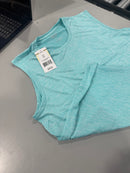 KICK START GEAR SPORTSWEAR SLEEVELESS SHIRT - SIZE: MEN M - AQUA - Brand New