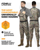 Foxelli Chest Waders, Waterproof 4mm Neoprene Hunting & Fishing Waders - Like New