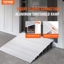 VEVOR DOOR THRESHOLD RAMP 6 IN. RISE ADJUSTABLE MODULAR - Scratch & Dent