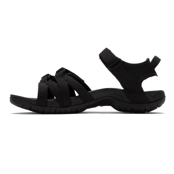 4266 Teva Women's Tirra Sandal Black/Black 09 Like New