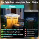 Brightever 4x4 Solar Post Cap Lights, 12 Pack White Solar Post Cap Lights - Brand New