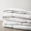 OEKO TEX LIGHTWEIGHT OEKO-TEX DOWN COMFORTER DUVET, ALL-SEASON QUEEN - WHITE - Like New