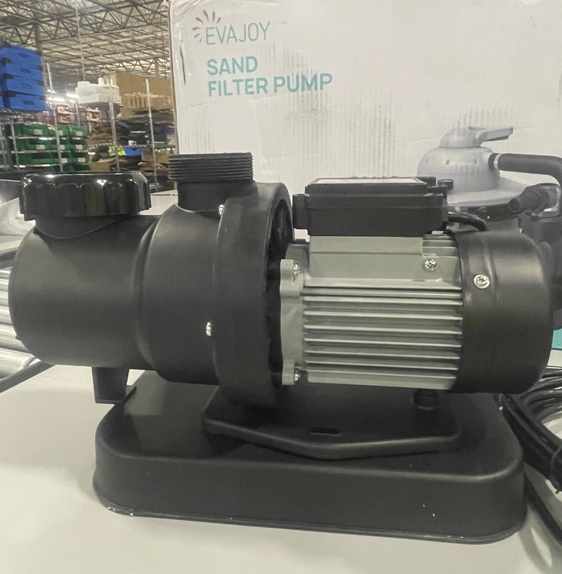 EVAJOY EJ-HF050 SAND FILTER PUMP 2000GPH SWIMMING POOL PUMP - GRAY/BLACK - Like New