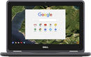 DELL CHROMEBOOK 3189 11.6" HD TOUCH N3060 4 32 SSD CHROME OS - BLACK - Like New
