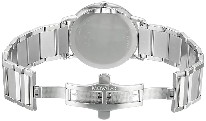 MOVADO SWISS QUARTZ STAINLESS STEEL CASUAL WATCH - Silver-Toned - Like New