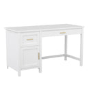 Martha Stewart Hutton Shaker Style Home Office Desk with Storage - WHITE - Like New