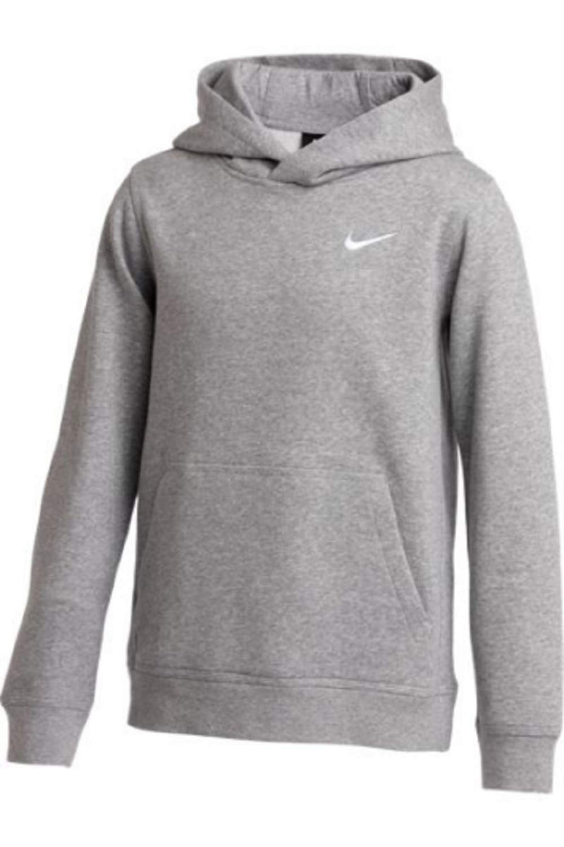 NIKE YOUTH FLEECE PULLOVER HOODIE - SIZE: YOUTH S - GRAY - Brand New