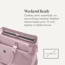SWISSGEAR 7366 SIGNATURE HARDSIDE LUGGAGE SPINNER WHEELS WEEKENDER/27 - PINK - Like New