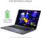ASUS VIVOBOOK 14"FHD TOUCH I7-8550U 8 256GB SSD FPR GREY TP412UA-IH71T - Like New