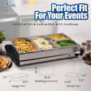 EHOMEA2Z Electric Food Warmers for Parties (1,7.5Quart) - Black - Brand New