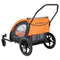 SCHWINN SPRINGBROOK BICYCLE TRAILER, TWO PASSENGERS - BLACK/ORANGE - Like New