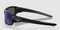 Oakley Men's OO9236 Valve Rectangular Sunglasses DEEP BLUE IRIDIUM/BLACK FRAME - Like New