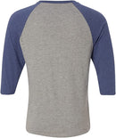 Anvil 6755 Adult Tri-Blend 3/4-Sleeve Raglan Tee New