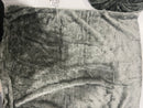 HCORA SHAGGY COMFORTER SET 3 PLUSH WARM FLEECE BEDDING SET - GRAY - Like New