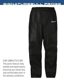 FROGG TOGGS MEN'S BULL FROGG WATERPROOF RAIN PANT SIZE: MEN XL BLACK - Like New
