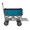 MAC SPORTS DOUBLE DECKER WAGONS CARTS HEAVY DUTY FOLDABLE OUTDOOR DF-100 - TEAL - Like New