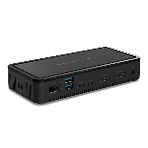 BELKIN THUNDERBOLT 3 DOCK PLUS THUNDERBOLT 3 CABLE - USB-C HUB - 8-IN-1 - BLACK - Like New