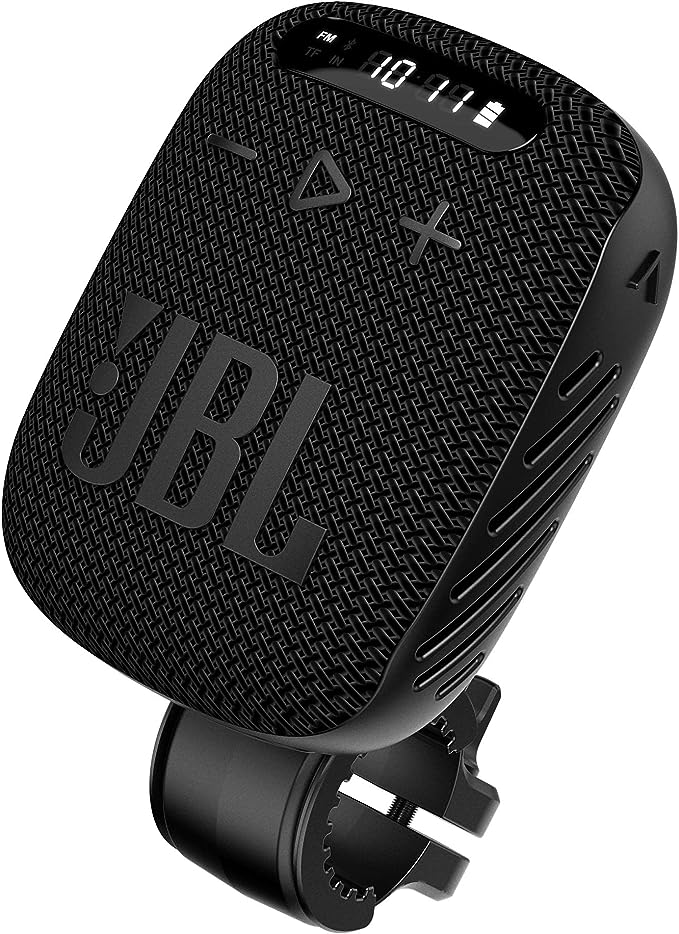 JBL Wind 3 FM Bluetooth Handlebar Speaker JBLWIND3AM - BLACK - Like New