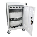 GENERIC MOBILE CHARGING CART, 30-DEVICE CABINET TABLETS, LAPTOPS - ANTIQUE WHITE - Like New