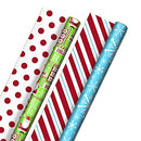 Hallmark Reversible Christmas Wrapping Paper (2 Jumbo Rolls: 160 sq. ft) - Brand New